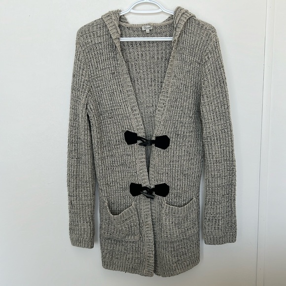 Grey Cozy Cardigan Button XS - Picture 1 of 3